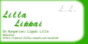 lilla lippai business card